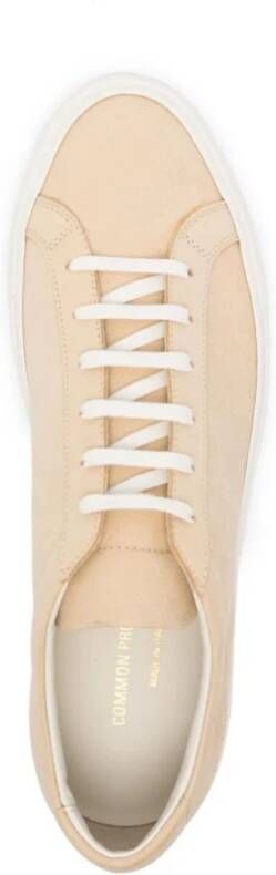 Common Projects Tan Contrast Sneaker Beige Heren