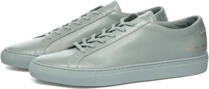 Common Projects Vintage Groene Lage Sneakers Green Heren