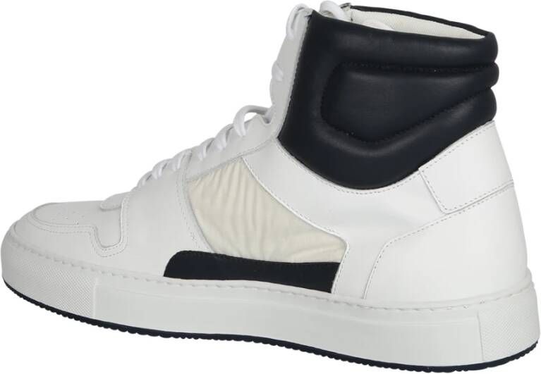 Common Projects Wit Blauw Leren Veterschoenen White Heren