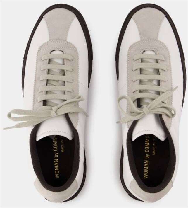 Common Projects Witte Leren Field Trainer Sneakers White Dames