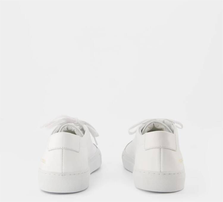 Common Projects Witte Leren Lage Sneakers White Heren