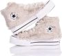 Converse Aangepaste Beige Platform Damessneakers Beige Dames - Thumbnail 3