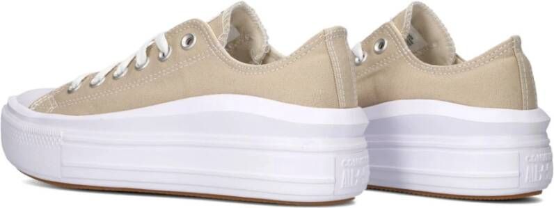 Converse Beige Canvas Lage Sneakers Beige Dames