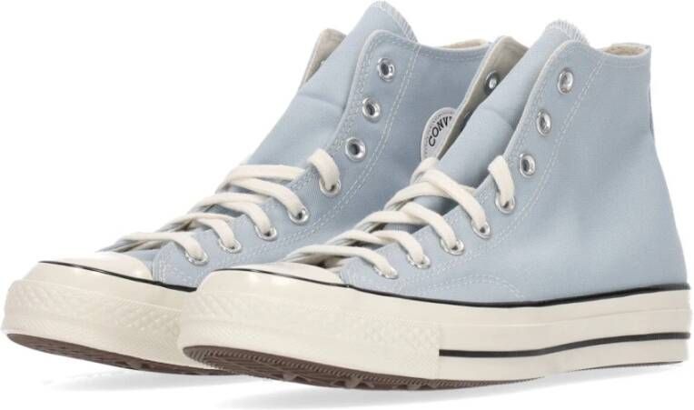 Converse Blauwe Hi-Top Sneaker met Logo Patch Blue Heren