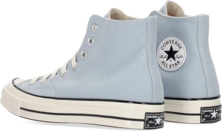 Converse Blauwe Hi-Top Sneaker met Logo Patch Blue Heren