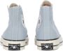 Converse Blauwe Hi-Top Sneaker met Logo Patch Blue Heren - Thumbnail 6