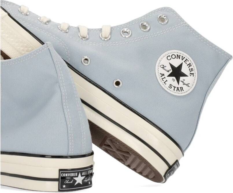 Converse Blauwe Hi-Top Sneaker met Logo Patch Blue Heren