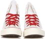 Converse Canvas High-Top Sneaker met Hart Glitter White Dames - Thumbnail 4