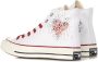 Converse Canvas High-Top Sneaker met Hart Glitter White Dames - Thumbnail 8