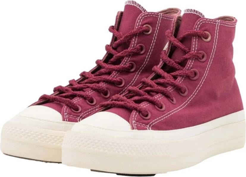 Converse Chuck Taylor All Star Lift Hi Sneakers Purple Dames