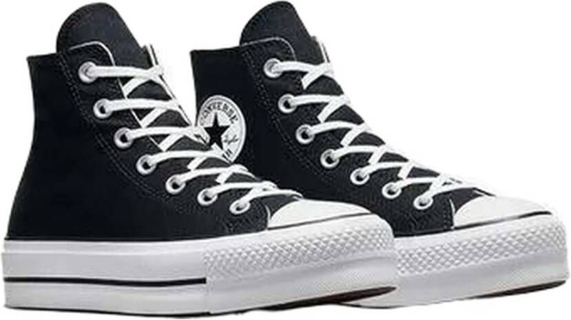 Converse Chuck Taylor All Star Lift Wide Sneakers Black Dames