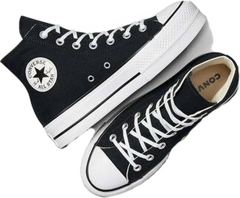 Converse Chuck Taylor All Star Lift Wide Sneakers Black Dames