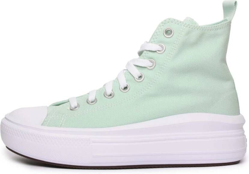 Converse Chuck Taylor All Star Move Platform Cloud Patch Sneakers Green Dames