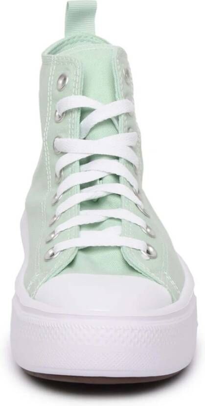 Converse Chuck Taylor All Star Move Platform Cloud Patch Sneakers Green Dames