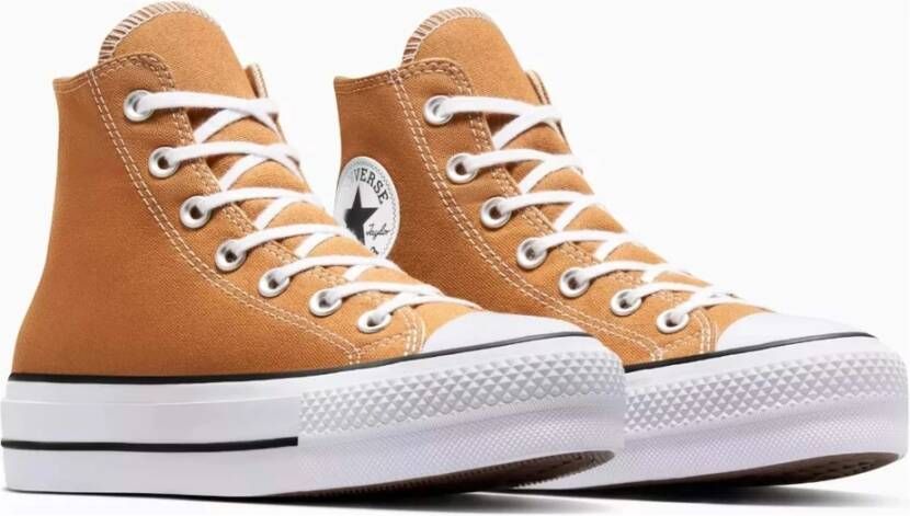 Converse Chuck Taylor All Star Platform Sneakers Brown Dames