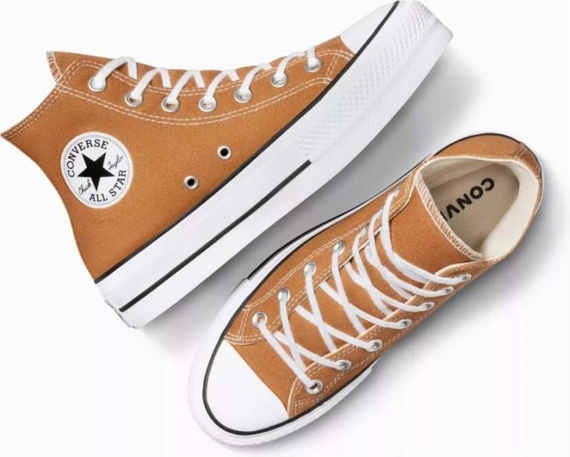 Converse Chuck Taylor All Star Platform Sneakers Brown Dames