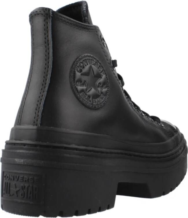 Converse Gespen Hak Veterschoenen Black Dames