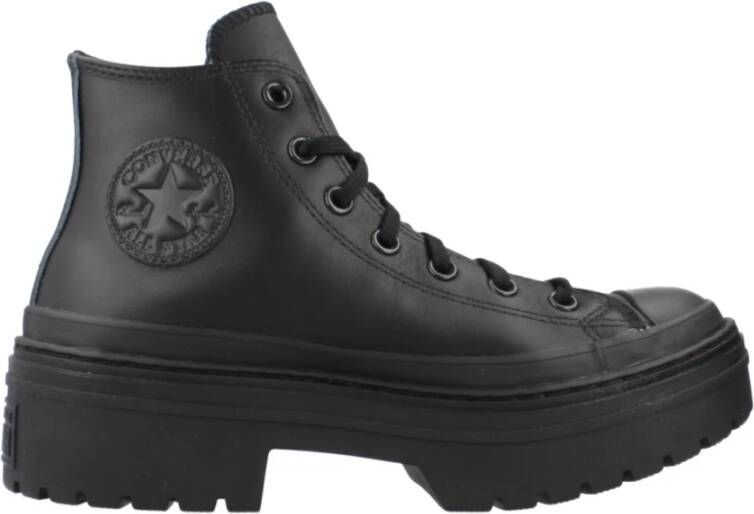 Converse Gespen Hak Veterschoenen Black Dames