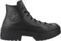 Converse Chuck Taylor All Star Lugged Heel Hi Sneakers Leren Sneaker Dames Zwart - Thumbnail 6