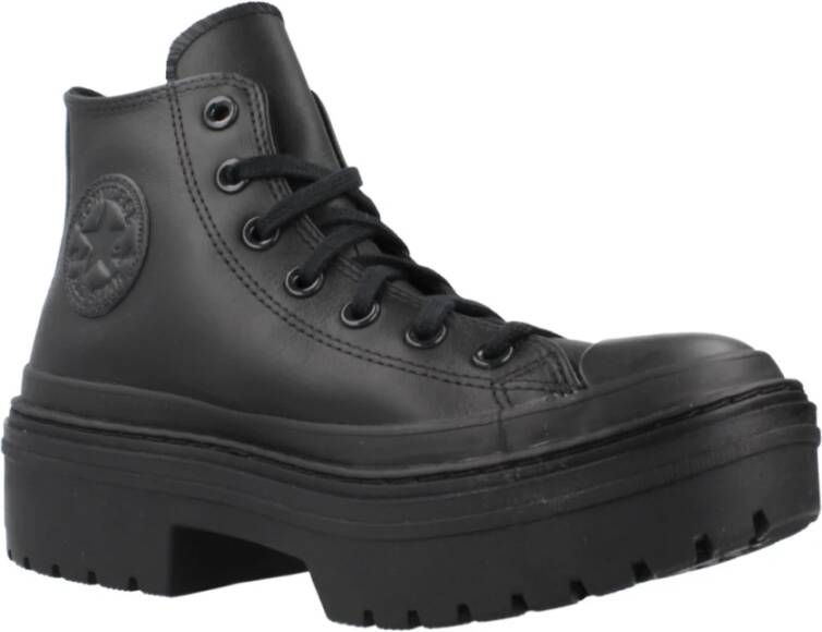 Converse Gespen Hak Veterschoenen Black Dames