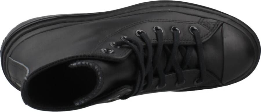 Converse Gespen Hak Veterschoenen Black Dames