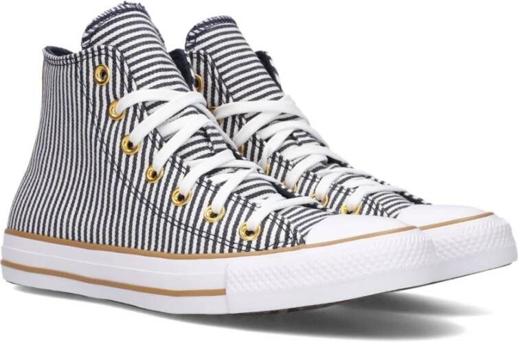 Converse Gestreepte hoge sneakers Herringbone stijl Multicolor Dames