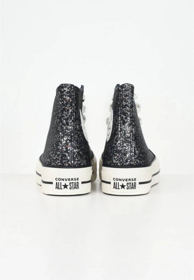 Converse Glitter High Top Sneakers Gray Dames