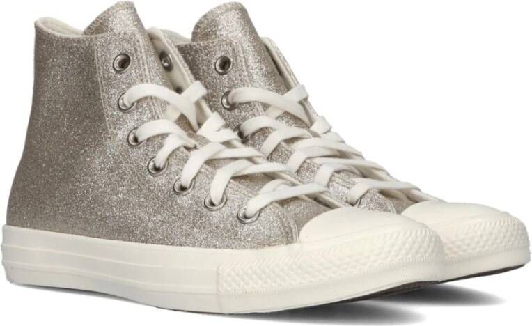 Converse Glitter High Top Sneakers Yellow Dames