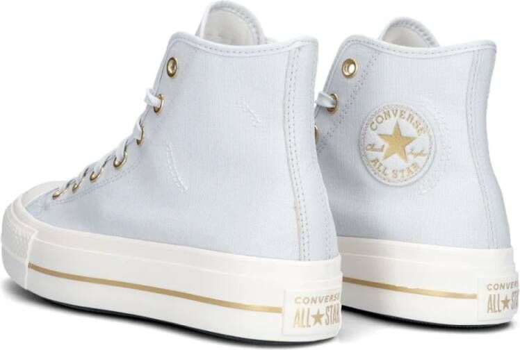 Converse Grijze Hoge Top Lift Sneakers Blue Dames