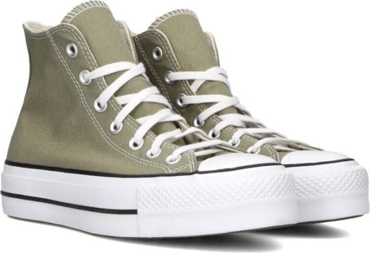 Converse Groene Hoge Lift Platform Sneakers Green Dames