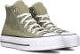 Converse Chuck Taylor All Star Lift Sneakers Green Dames - Thumbnail 8