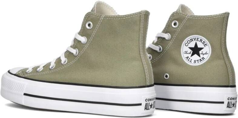 Converse Groene Hoge Lift Platform Sneakers Green Dames