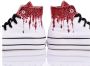 Converse Handgemaakte Damessneakers Wit Rood Multicolor Dames - Thumbnail 5