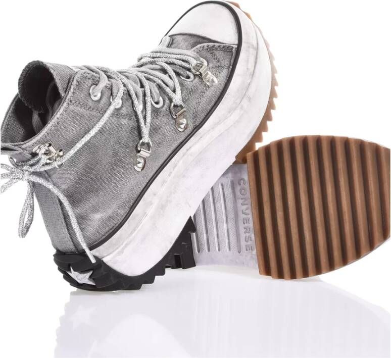 Converse Handgemaakte Grijze Sneakers voor Vrouwen Gray Dames