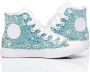 Converse Handgemaakte Lichtblauw Witte Sneakers Blue Dames - Thumbnail 4