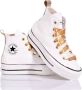 Converse Handgemaakte Wit Goud Sneakers White Dames - Thumbnail 3