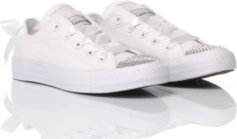 Converse Handgemaakte Witte Sneakers voor Vrouwen White Dames