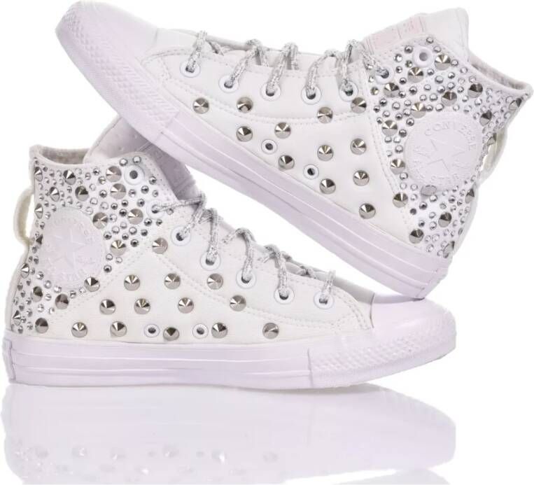 Converse Handgemaakte Witte Sneakers voor Vrouwen White Dames