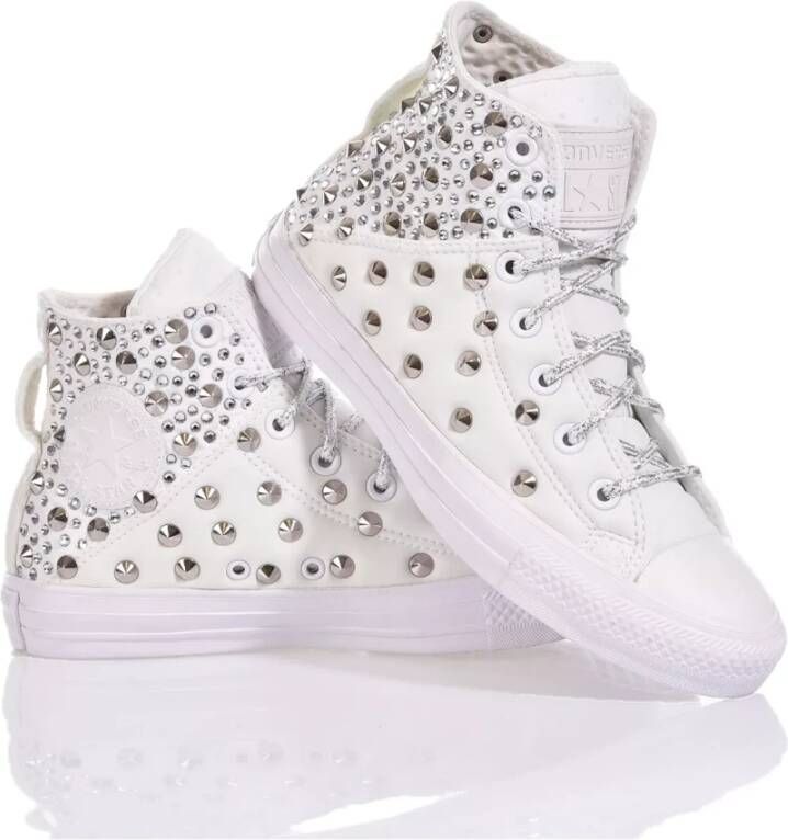 Converse Handgemaakte Witte Sneakers voor Vrouwen White Dames