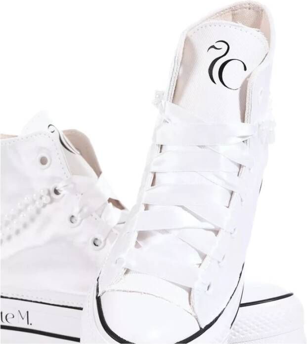 Converse Handgemaakte Witte Sneakers voor Vrouwen White Dames