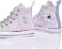 Converse Handgemaakte Zilver Roze Sneakers Multicolor Dames - Thumbnail 4