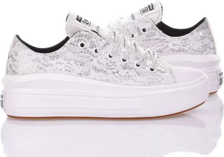 Converse Handgemaakte Zilver Witte Sneakers White Dames