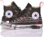 Converse Handgemaakte Zwarte Sneakers Aangepaste Schoenen Black Heren - Thumbnail 5