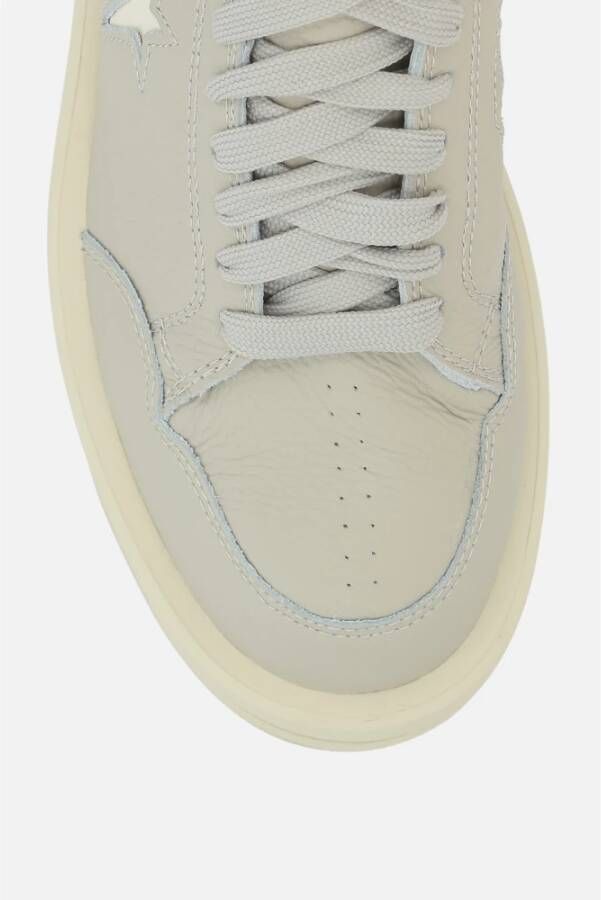 Converse High-top Sneaker van Lichtgrijs Leer Gray Dames