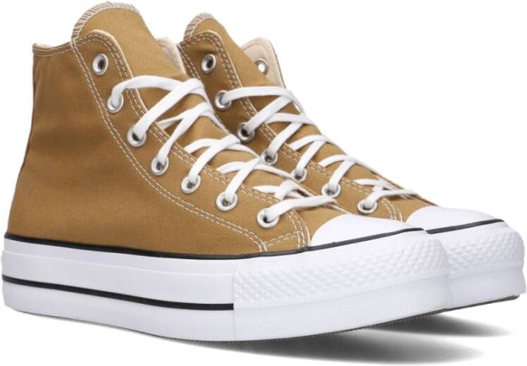 Converse Hoge Lift Platform Sneakers Brown Dames