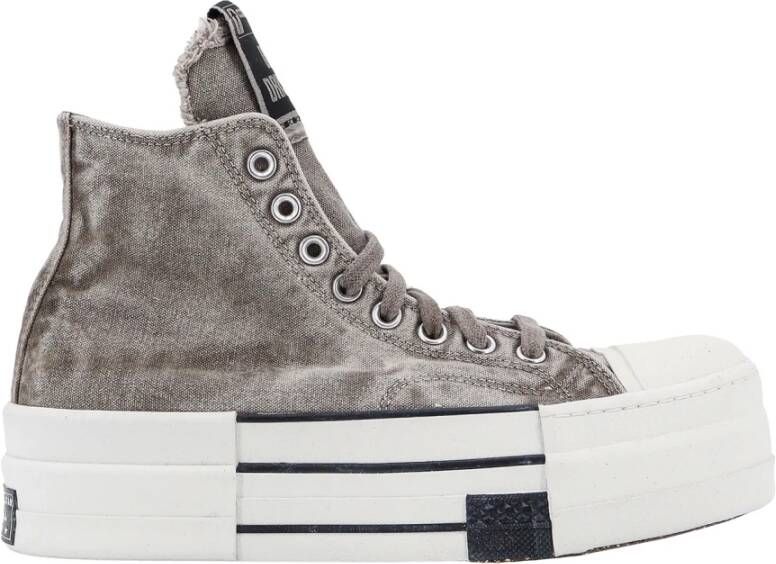 Converse Hoge Sneakers met Logo Patch Gray Heren