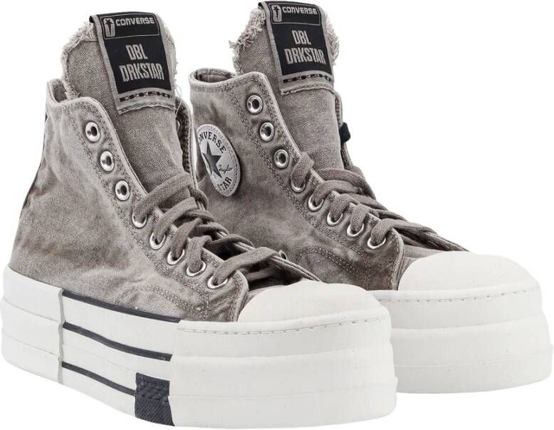 Converse Hoge Sneakers met Logo Patch Gray Heren