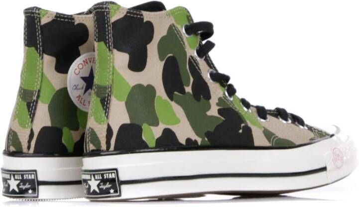 Converse Hoge Top Gember Groene Schoenen Multicolor Heren