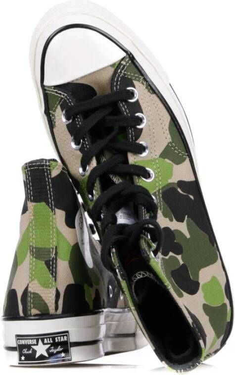 Converse Hoge Top Gember Groene Schoenen Multicolor Heren