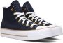 Converse Hoge Top Lift Platform Sneakers Blue Dames - Thumbnail 8